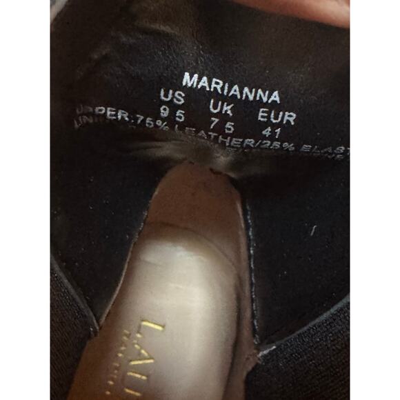 Lauren Ralph Lauren Women's Marianna Bootie Fashion Boot 9.5B blk new - Picture 4 of 9